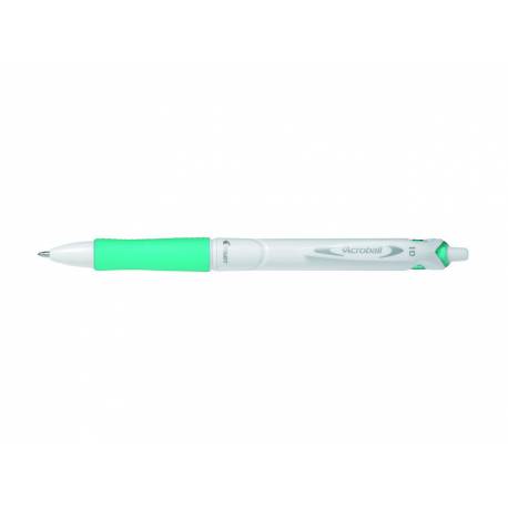 Długopis Pilot Acroball Pure White, olejowy, zielony