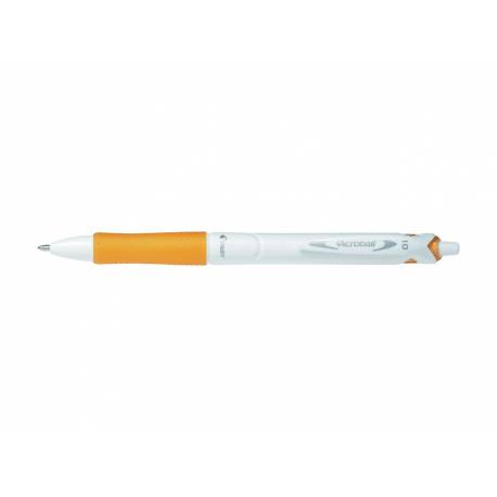 Długopis Pilot Acroball Pure White, olejowy, pomarańczowy