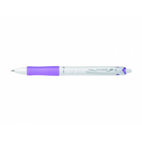 Długopis Pilot Acroball Pure White, olejowy, fioletowy