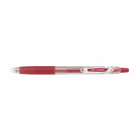 Długopis kolorowy Pilot POP LOL, żelowy, red (wycof)