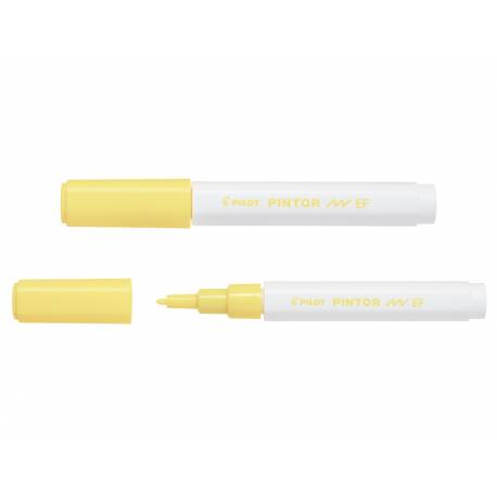 Markery do rysowania Pilot PINTOR, marker z farbą - EF, pisak dekoracyjny, żółty