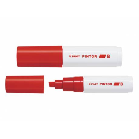 Markery do rysowania Pilot PINTOR, marker z farbą - B, pisak dekoracyjny, czerwony