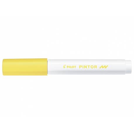 Marker z farbą Pilot PINTOR B, pisak dekoracyjny, żółty