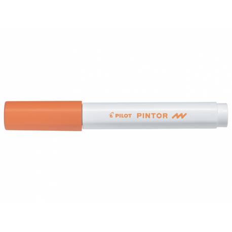 Marker z farbą Pilot PINTOR B, pisak dekoracyjny, pomarańcz