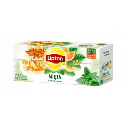 Herbata LIPTON MIĘTA Z CYTRUSAMI 20 saszetek