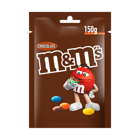 Czekoladowe kulki M&Ms CHOCOLATE w kolorowych skorupkach 150g