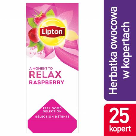 Herbata LIPTON CLASSIC RASPBERRY 25 kopert