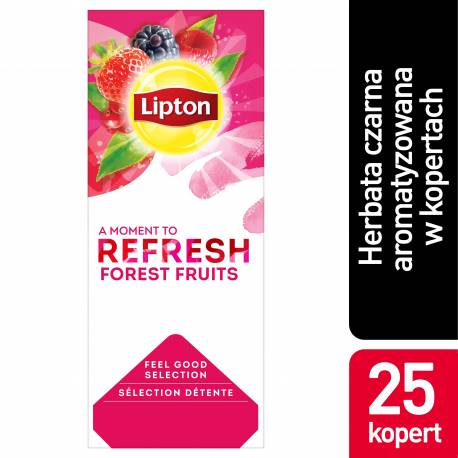 Herbata Lipton kopertowa, Forest fruit (25 saszetek) 
