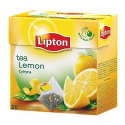 Herbata Lipton piramidki - lemon (20 torebek) 