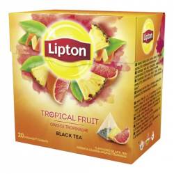 Herbata Lipton piramidki - Tropical fruit (20 saszetek)