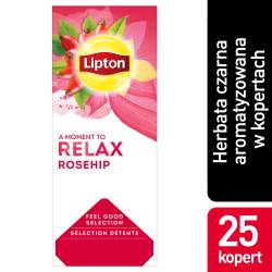 Lipton Classic Rosehip (Herbatka ziołowa z dzikiej róży i hibiskusa) 25 kopert