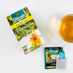 Herbata Dilmah kopertowa Moroccan Mint Zielona (20 torebek) 9312631142457