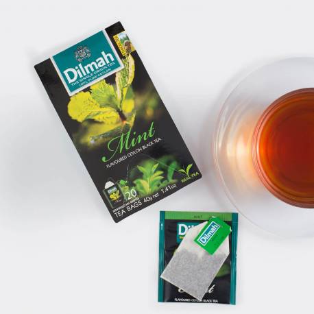 Herbata DILMAH PURE CEYLON MINT TEA czarna (25 saszetek) 2g