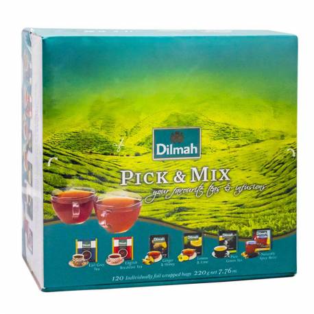 Herbata Dilmah zestaw pic'n'mix 120 tor. 12 rodzajów 9312631144017