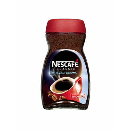 Kawa Nescafe rozpuszczalna Classic bez kofeiny 100g