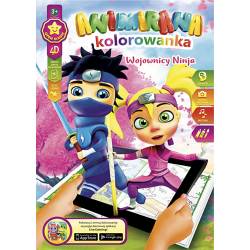Kolorowanka, książeczka do kolorowania dla dzieci, A4/8 4D Ninja