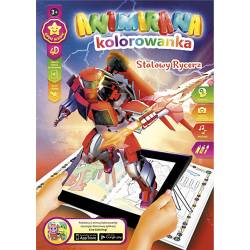 Kolorowanka, książeczka do kolorowania dla dzieci, A4/8 4D Stalowy Rycerz