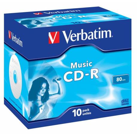 Verbatim CD-R Audio | 80 min | x16 | 10szt | Live it !