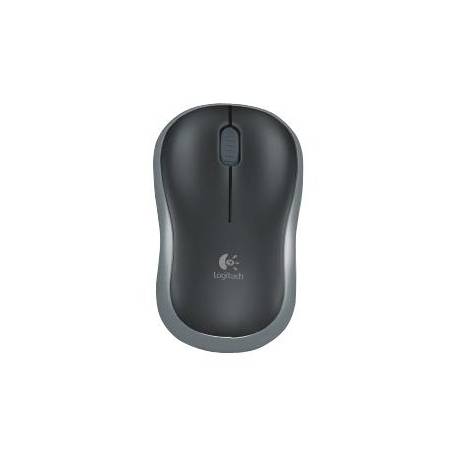 Logitech M185 mysz optyczna, bezprzewodowa, USB, black-grey