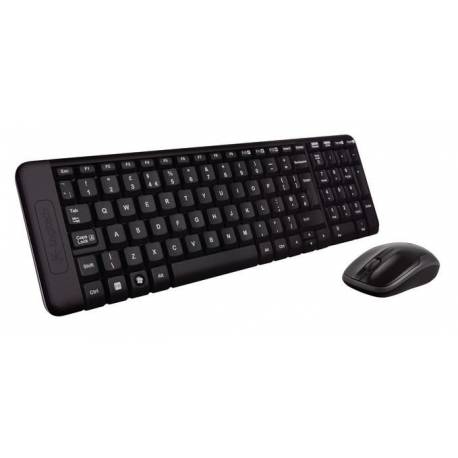 Zestaw Logitech klawiatura + mysz MK220 optyczna, USB, bezprzewodowa