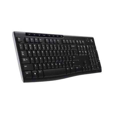 Logitech klawiatura K270, bezprzewodowa, USB, black