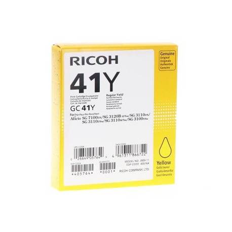Tusz Ricoh do Aficio SG 3110DN/3110DNW GC 41Y, 2 200 str., yellow