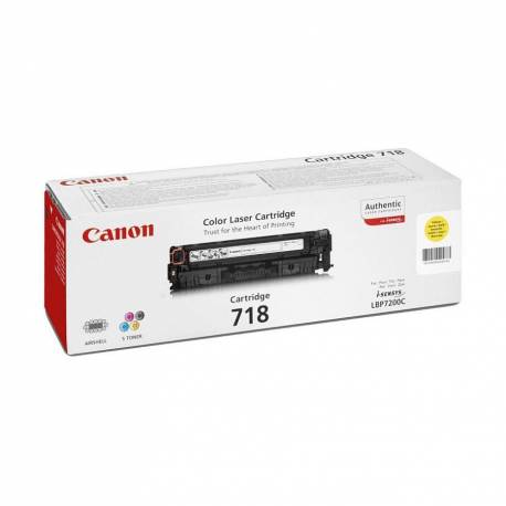 Toner Canon CRG718Y do LBP-7200/7210/7660 , korpo, 2 900 str., yellow