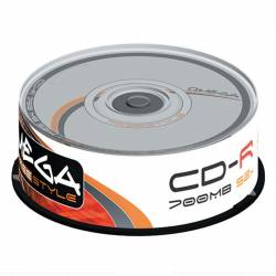 Dysk Omega CD-R, 700MB, x52, 25 szt.