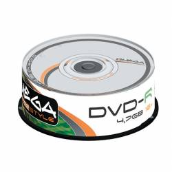 Dysk Omega DVD-R, 4,7GB, x16, 25 szt.
