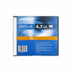Dysk Omega DVD+R slim, 4,7GB, x16, 10 szt.