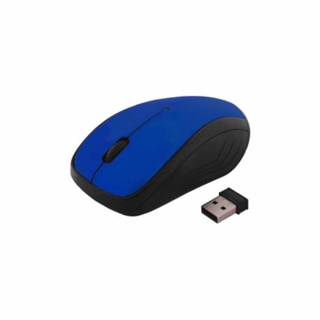 Art AM-92D mysz optyczna, bezprzewodowo, USB, blue