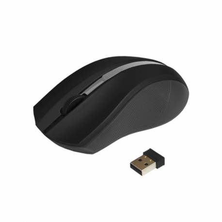 Art AM-97A mysz optyczna, bezprzewodowa, USB, black