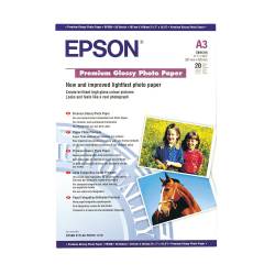 Papier Epson - Premium Glossy Photo, A3, 255g/m3, 20 ark.