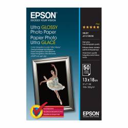 Papier Epson, Ultra Glossy Photo, fotograf, 300g/m2 130 x 180mm, 50ark