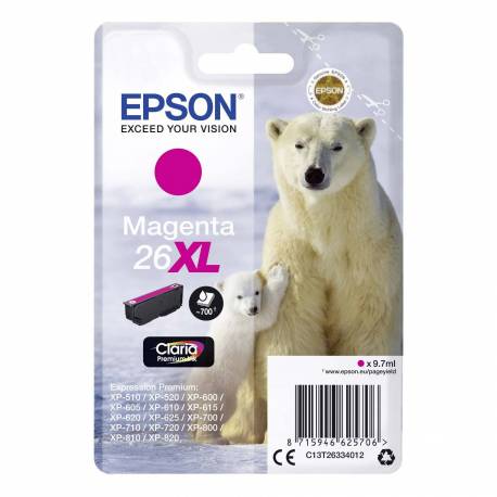Tusz Epson T2633 do XP-600/700/800, 9,7ml, magenta
