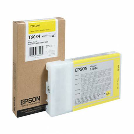Tusz Epson T6034 do Stylus Pro 7800/7880/9800/9880, 220ml, yellow