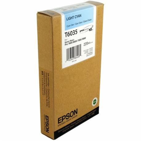 Tusz Epson T6035 do Stylus Pro 7800/7880/9800/9880, 220ml, light cyan