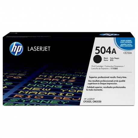 Toner HP 504A do Color LaserJet 3525/3530, 5 000 str., black
