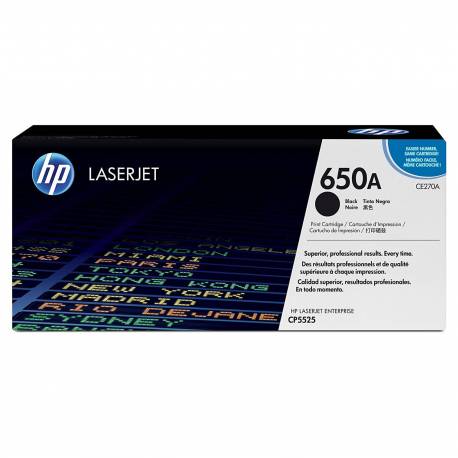 Toner HP 650A do Color LaserJet CP5525, M750, 13 500 str., black