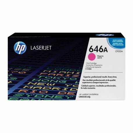 Toner HP 646A do Color LaserJet CM4540, 12 500str., magenta