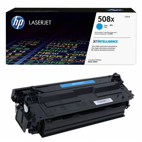 Toner HP 508X do Color LaserJet M552/553, 9 500 str., cyan