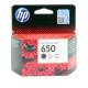 Tusz HP 650 do Deskjet 1015/1515/2515/3515/3545/4645, 360 str., black