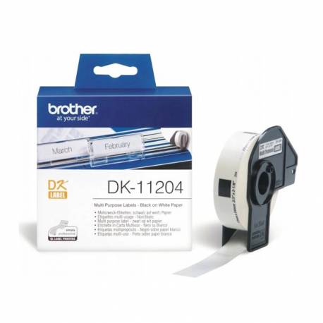 Etykieta Brother do QL-500/550/560/650/1050/1060N, 17mm x 54m I DK1120