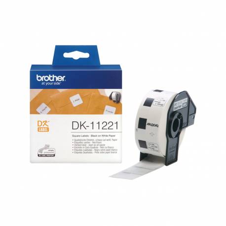 Etykieta Brother do QL-500/550/560/650/1050/1060N, 23 x 23 mm, DK-1122