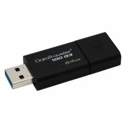 Kingston pamięć DataTraveler 100 G3, USB 3.0, 64GB, black