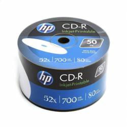 HP CD-R, 700MB, x52, spindel 50