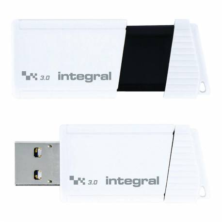 Integral pamięć Turbo USB3.0, 256GB, white / 400MB/s* Read / 300MB/s*