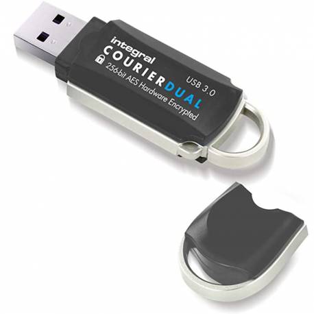 Integral pamięć USB3.0 32GB Courier Dual-Szyfrowanie Sprzętowe AES256B