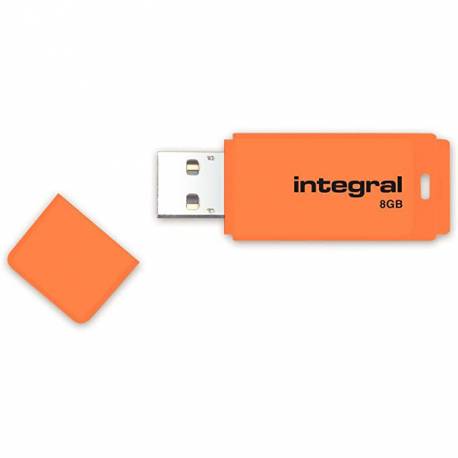 Integral pamięć USB Neon 8GB USB 2.0 orange