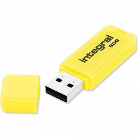 Integral pamięć USB Neon 8GB USB 2.0 yellow